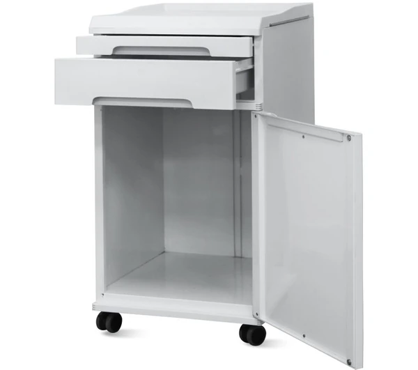 ABS + Steel Bedside Table 01