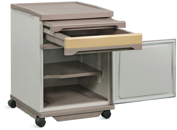 ABS + Steel Bedside Table 02